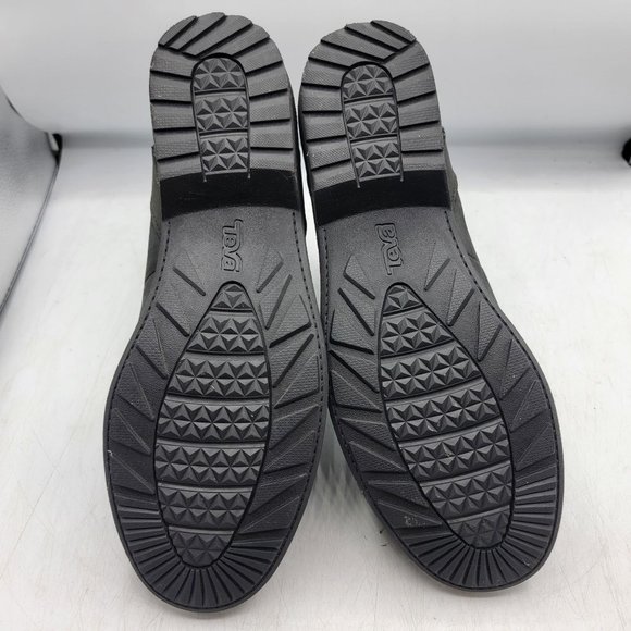 Teva Ellery Chelsea Womens 8.5 Black Waterproof Pull On Boots Casual 1111772 - Picture 10 of 14